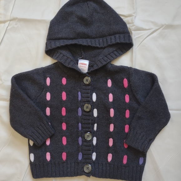Gymboree Girls SuperStar Hooded Sweater 12-18 months - Picture 2 of 3